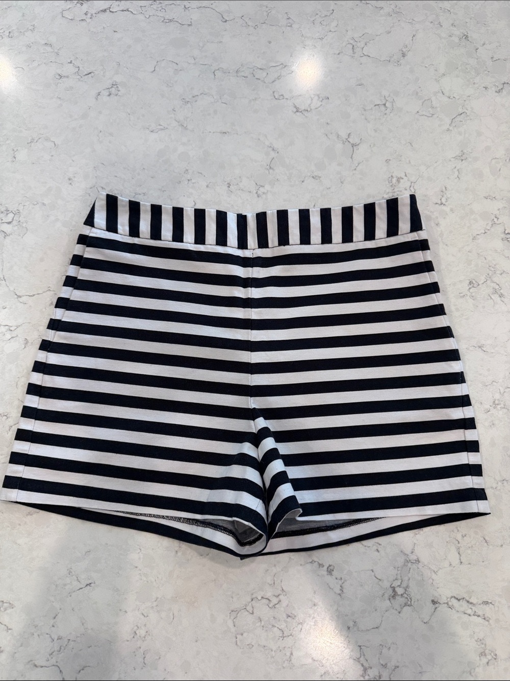 Express Black and White Striped Women’s Shorts